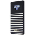 Kate Spade Soft Touch Case for Samsung Galaxy Note9 - Feeder Stripe Black/Cream - New