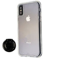 Case-Mate Tough Clear Case & Ring Grip Holder for iPhone Xs/X - Clear/Black Ring - New