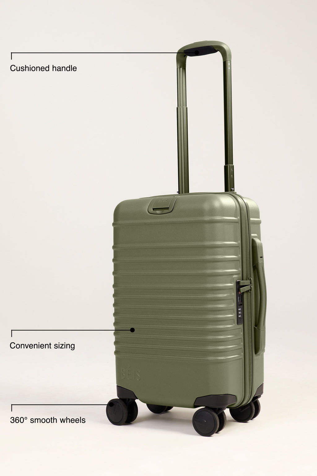 The Small Carry-On Roller in Olive - Image 2