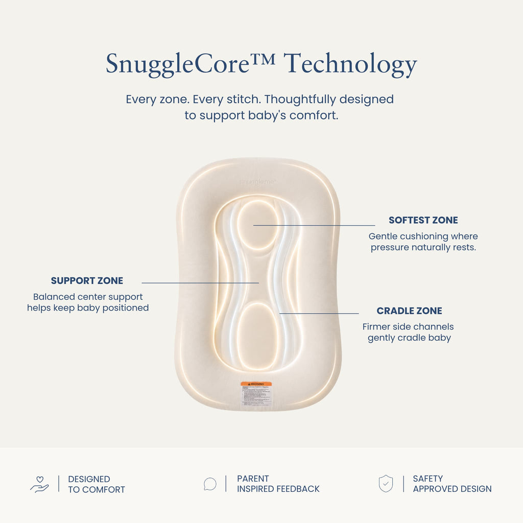 Snuggle Me Infant Lounger Wave - Birch - Image 2