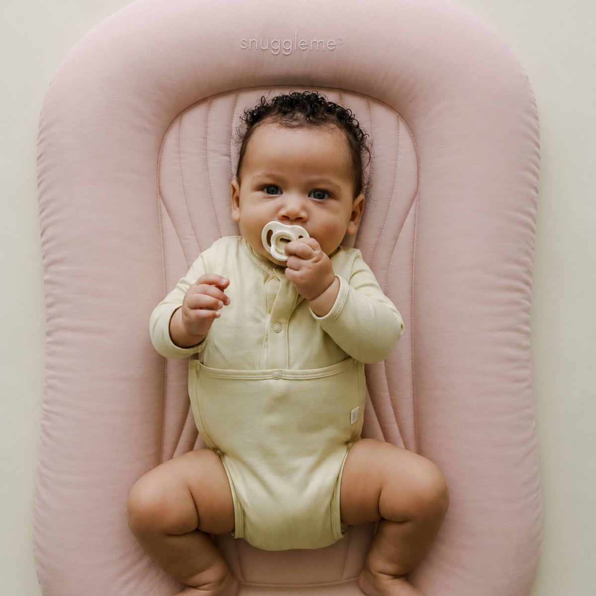 Snuggle Me Infant Lounger Wave - Petal - Image 5