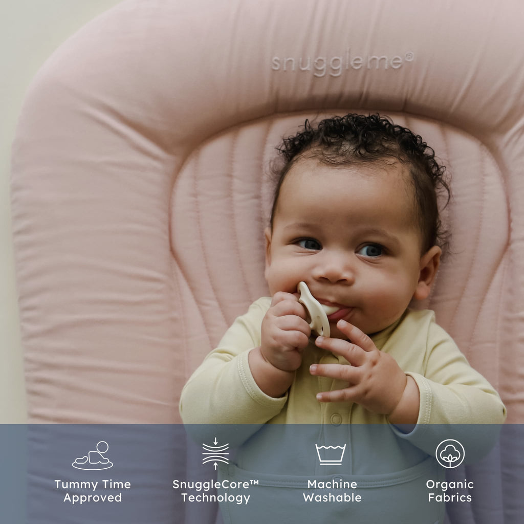 Snuggle Me Infant Lounger Wave - Petal - Image 2