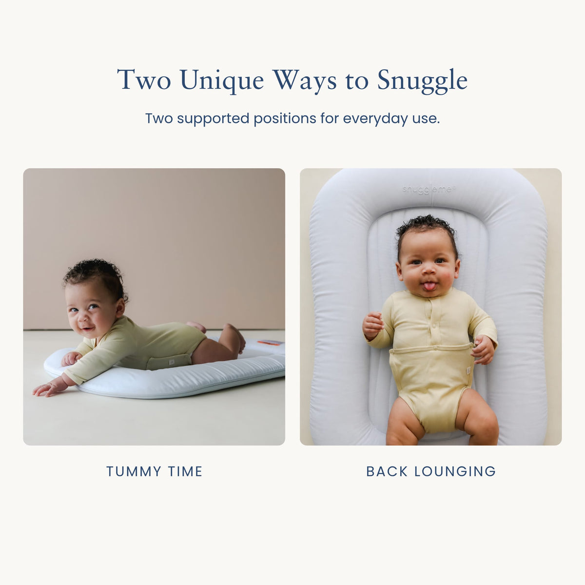 Snuggle Me Infant Lounger Wave - Sky - Image 3