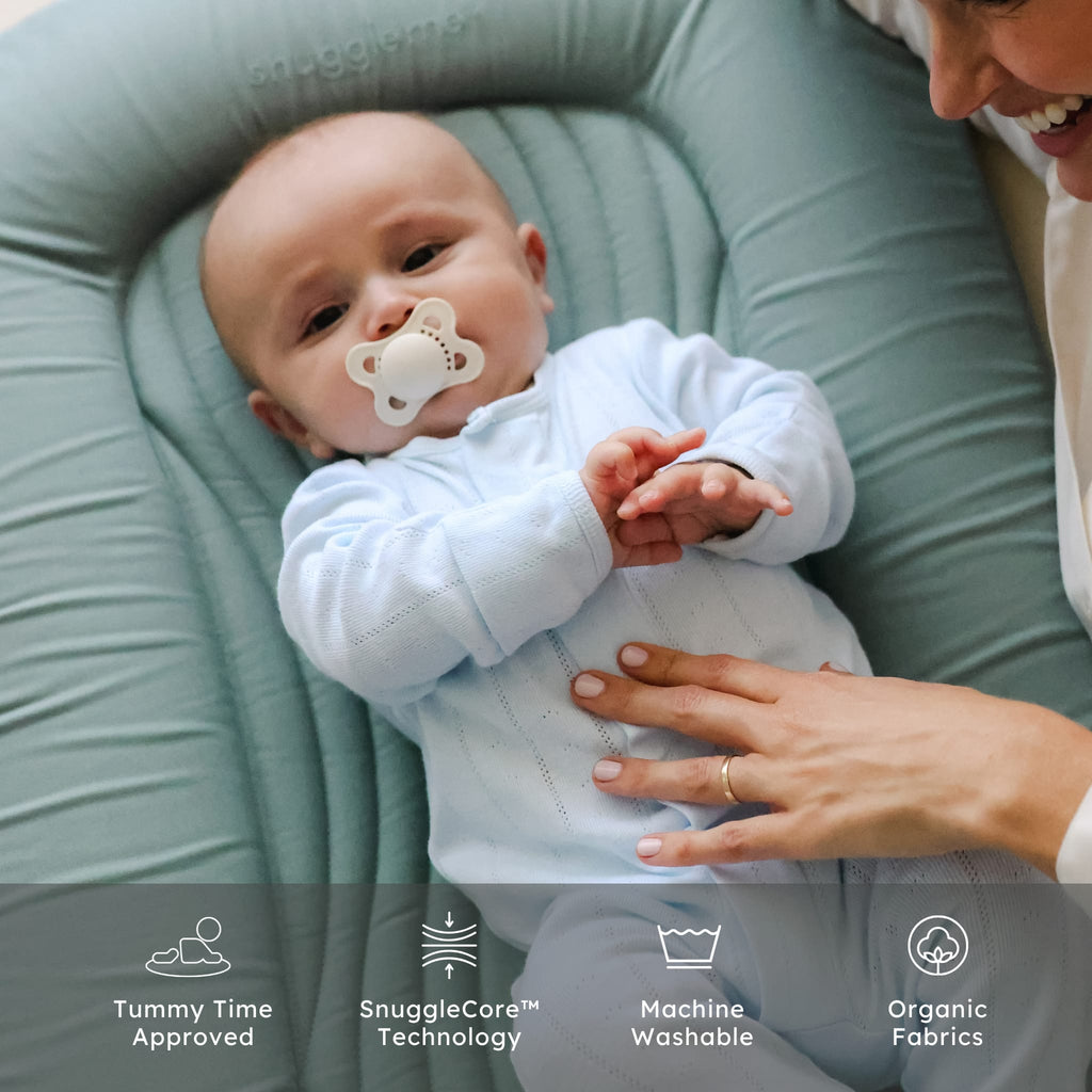 Snuggle Me Infant Lounger Wave - Slate - Image 4