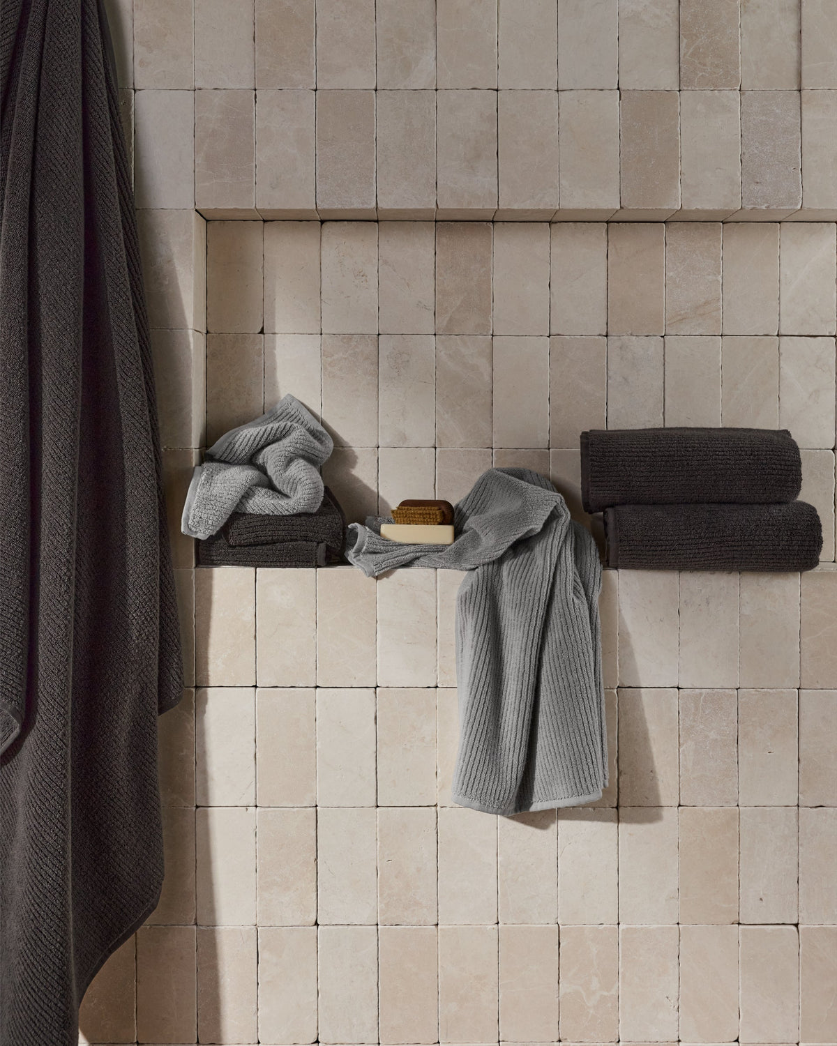 2+2 Soft Rib Bath Bundle - Onyx - Image 4