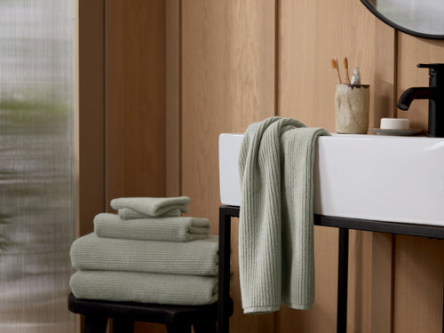 4+4 Soft Rib Bath Bundle - Sage - Image 2
