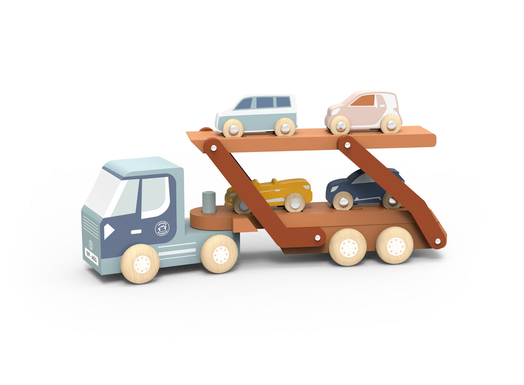 Speedy Monkey Car Carrier Truck with 4 Cars - Image 2