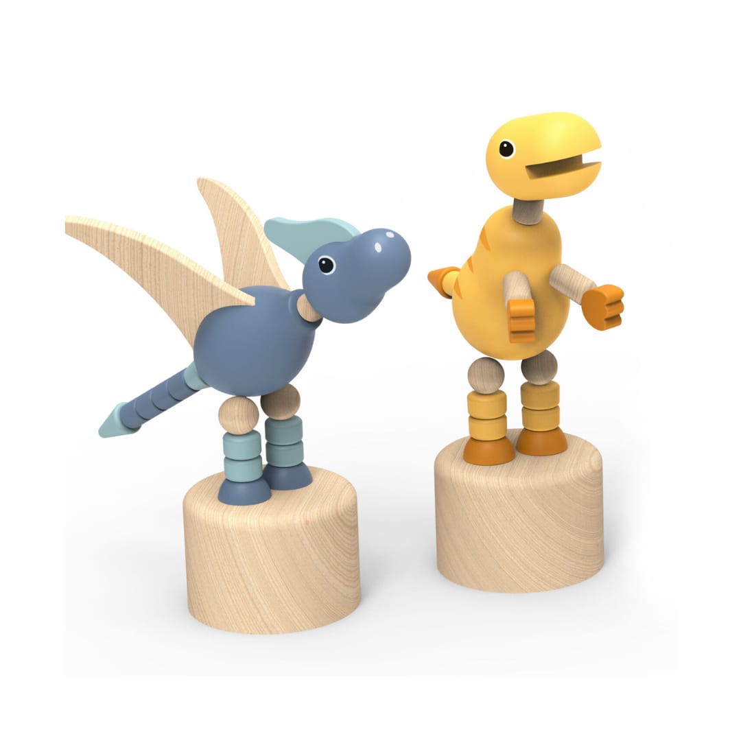 Speedy Monkey Dinosaur Pushing Puppet - Image 2