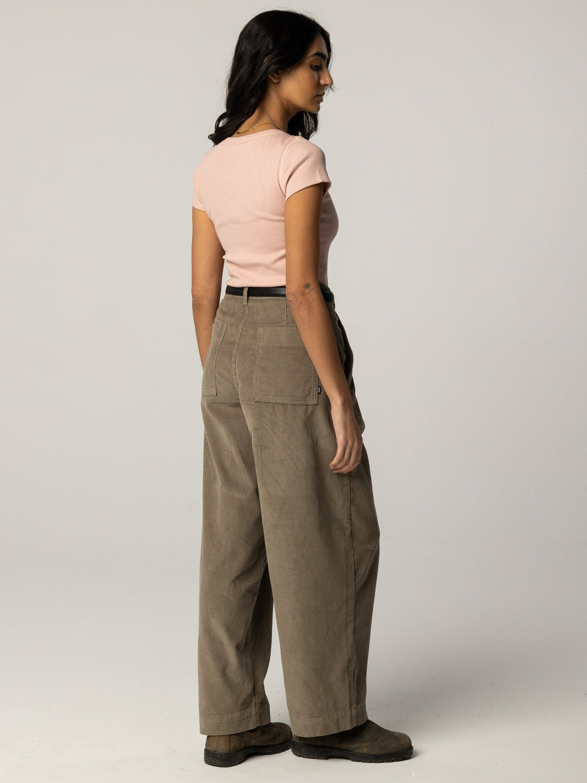 Women's Powes Ribbed T-shirt - Image 4