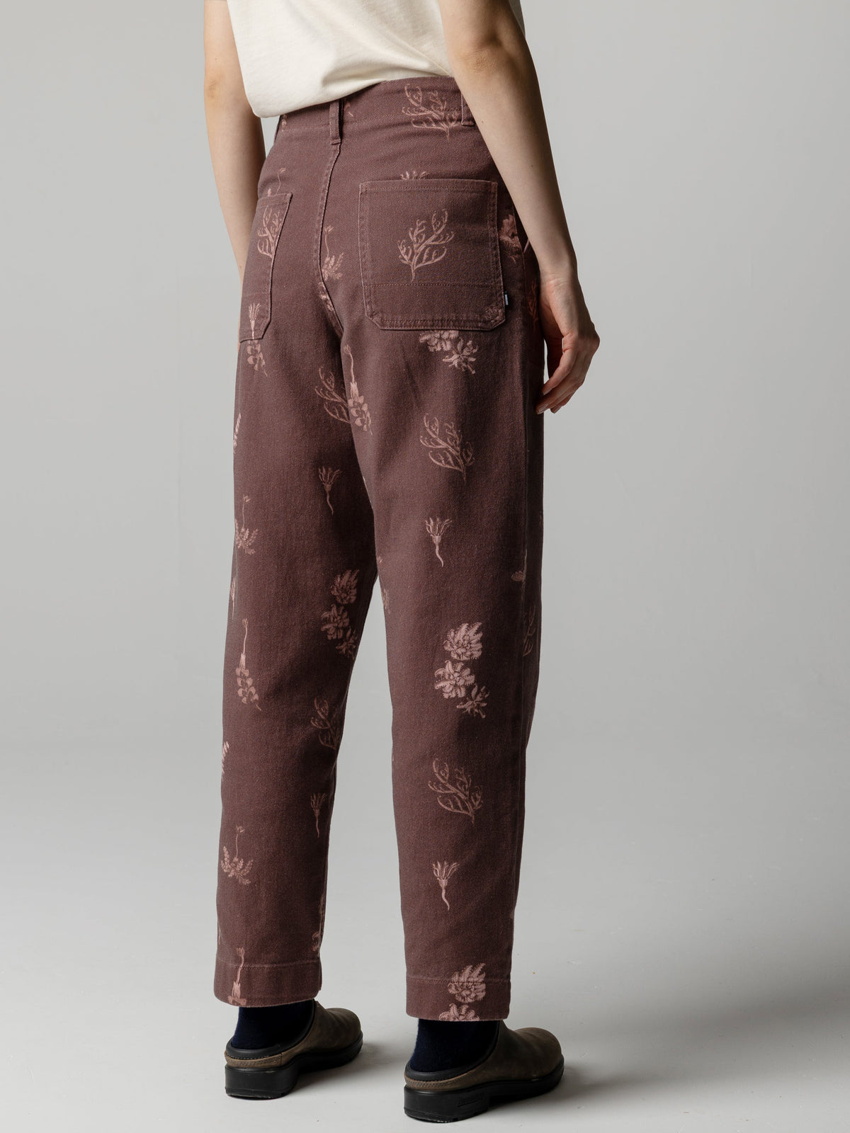 Women's Floral Marine Yarrel Printed Trouser - Image 4