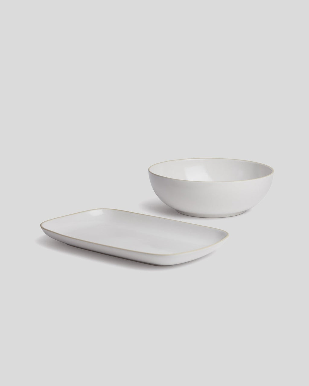 Stoneware Serveware (White)