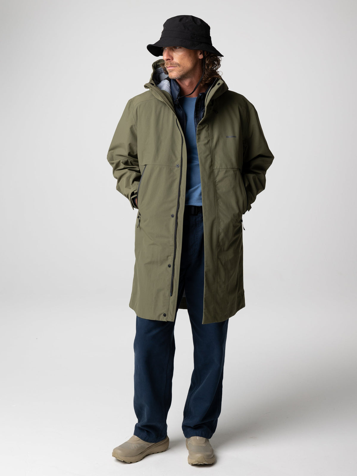 Men's Longline Stormbird Waterproof Jacket - Image 3
