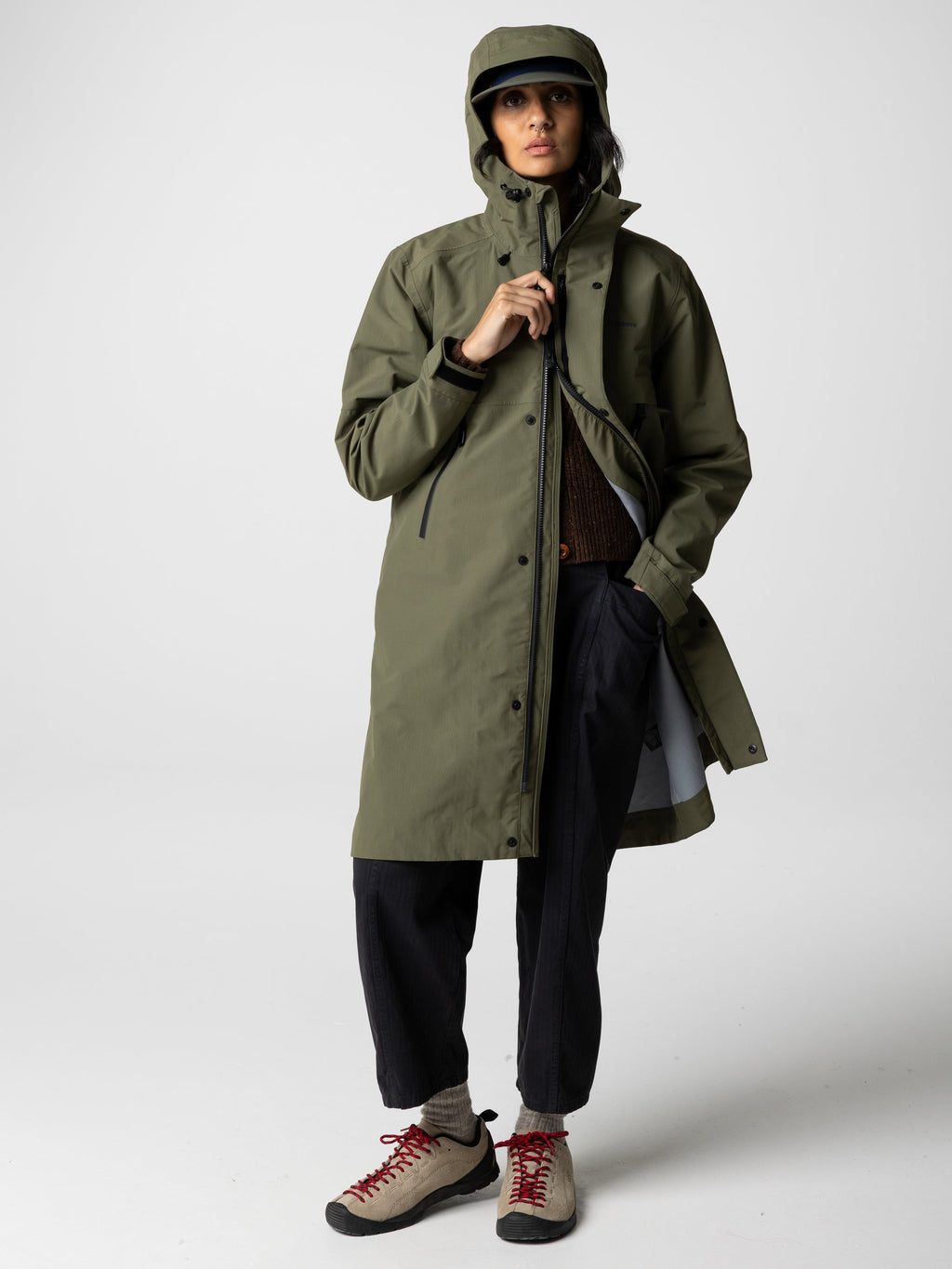 Women's Longline Stormbird Waterproof Jacket - Image 4