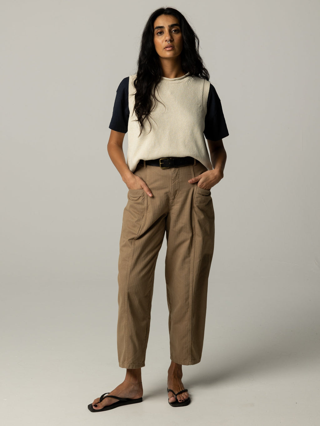 Women's Croft Workwear Barrel Trouser - Image 7