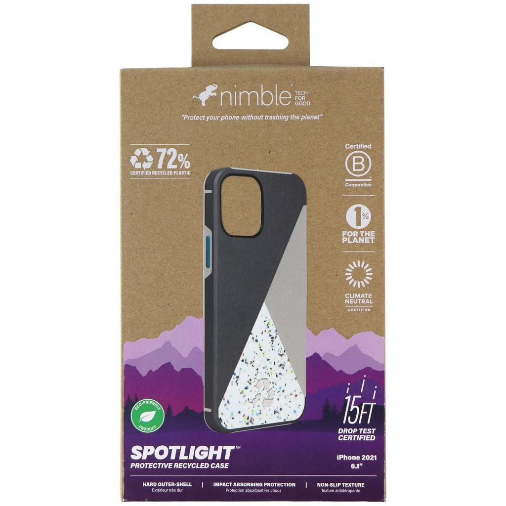 Nimble Spotlight Series Case for Apple iPhone 13 - Gray/Teal/Multi - New - Image 4
