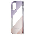 Coach Protective Case for iPhone 12 mini - Diagonal Stripe Metallic Pink/Purple - New