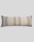 Taos Stripe Body Pillow Cover - FINAL SALE (Natural with Soft Black)