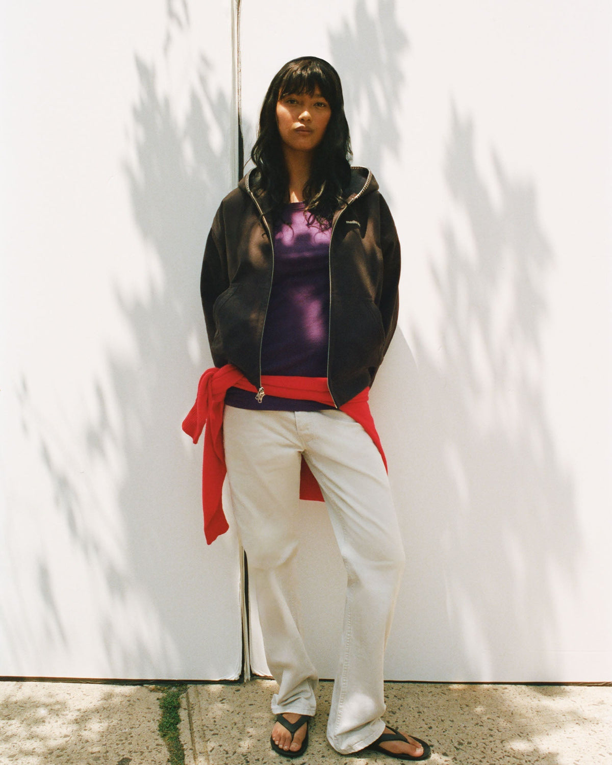 Washed Hooded Jacket - Image 3