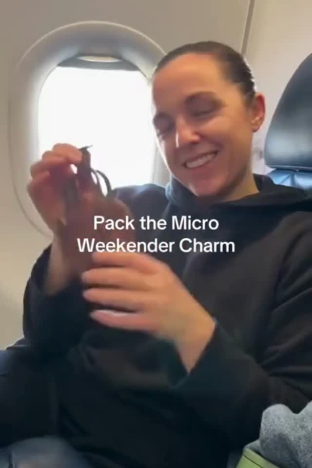 The Micro Weekender Charm in Maple - Image 2