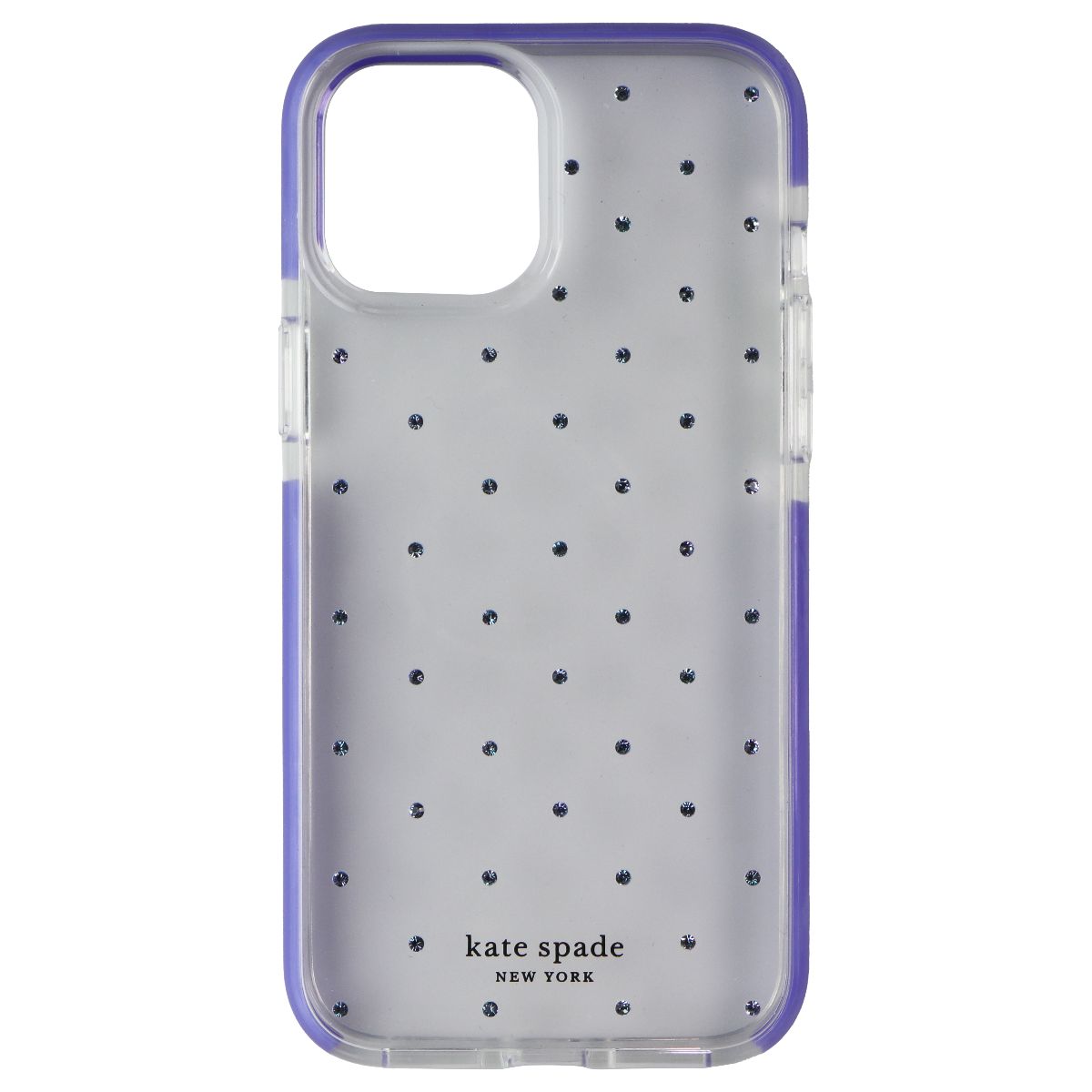 Kate Spade Hardshell Case for iPhone 12 Pro Max - Pin Dot Gems/Lilac Purple - New - Image 2