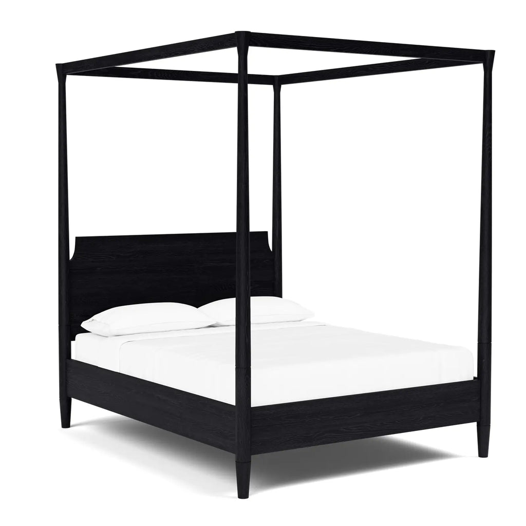 Shenandoah Canopy Bed - Black Ash