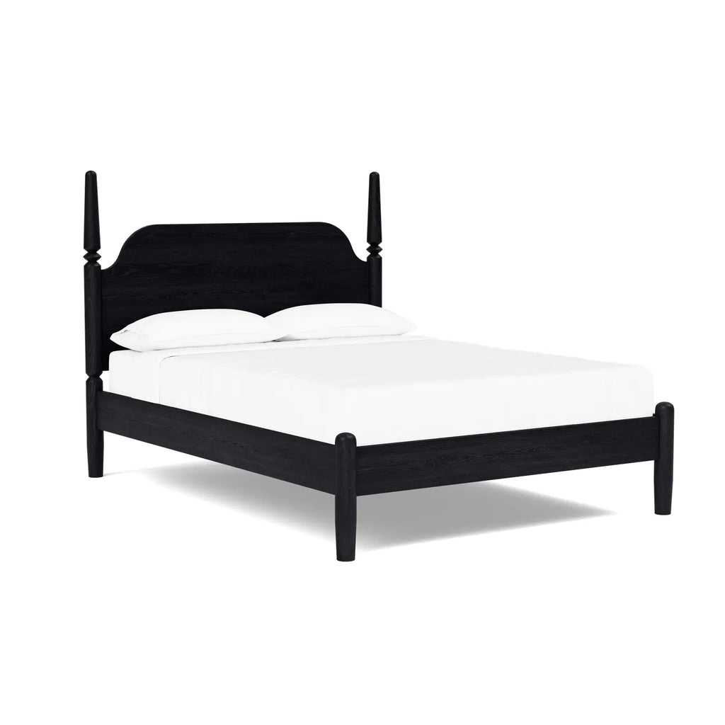 Potomac Two Poster Bed - Black Ash