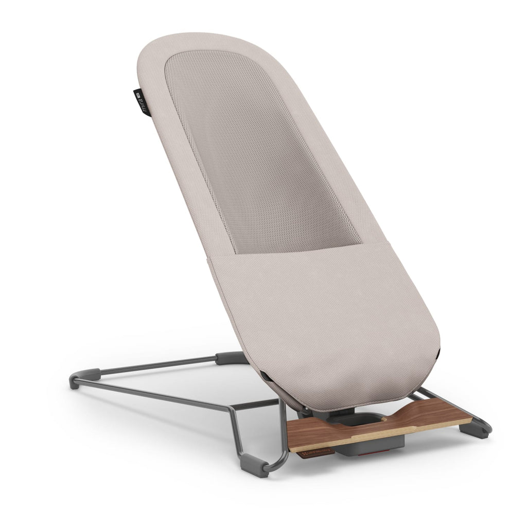 UPPAbaby Mira 3-in-1 Bouncer - Townsend Beige Soft Knit (Grey Shine / Walnut Wood) - Image 6