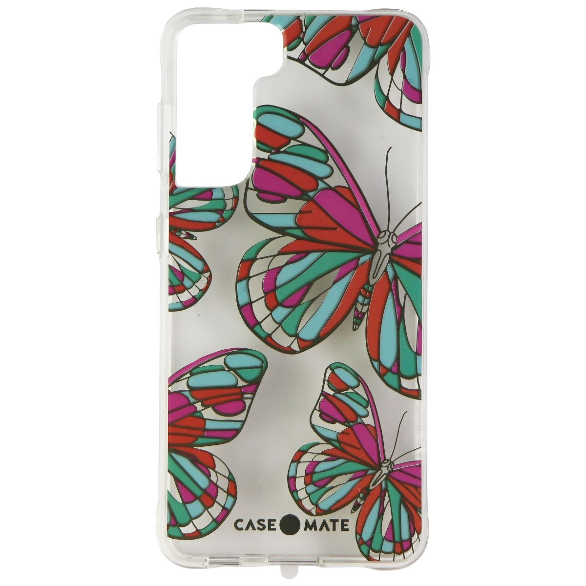 Case-Mate Prints Hardshell Case for Samsung Galaxy S21 5G - Butterflies/Clear - New - Image 2