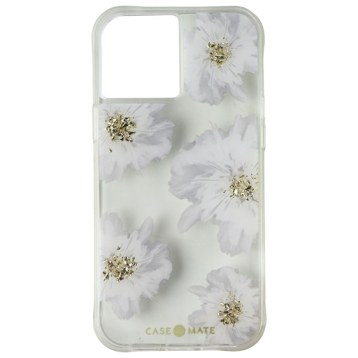 Case-Mate Karat Case for iPhone 12 Pro Max (5G) - Gold Foil Accents/Clear - New - Image 2